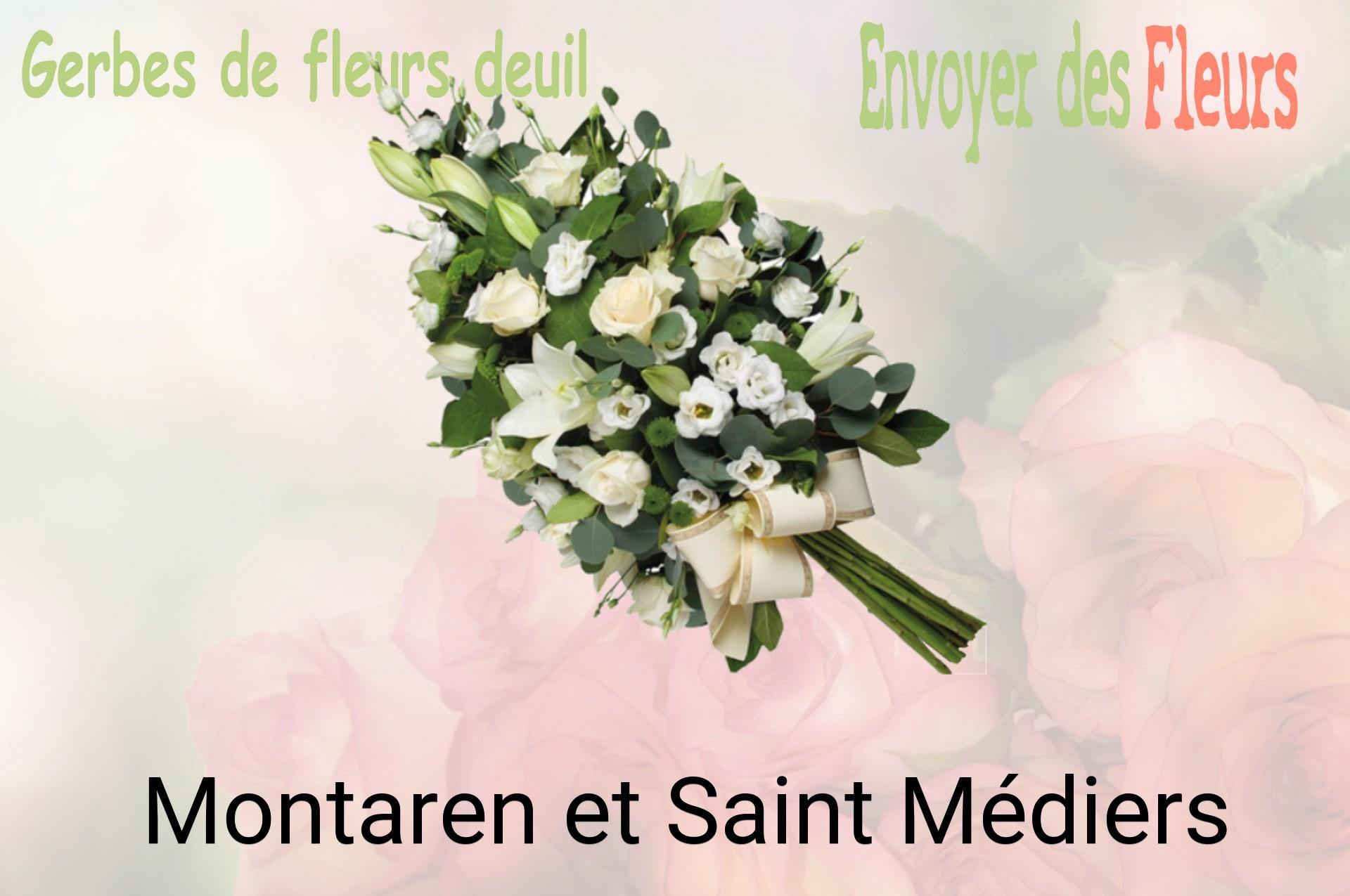 Gerbe de fleurs de deuil livrée à Montaren-et-Saint-Médiers